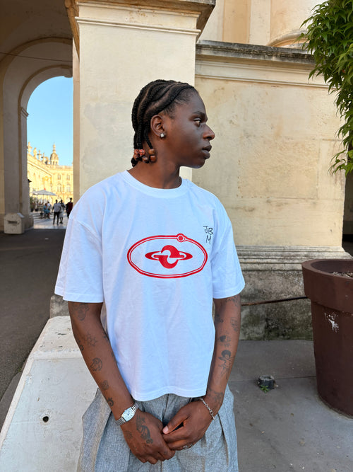 DOMINATION WHITE TEE STAR JBM